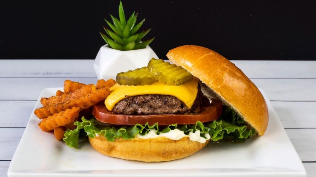 Classic Burger Toppings Includes Lettuce, Tomato, Onions etc to make it extra yummy