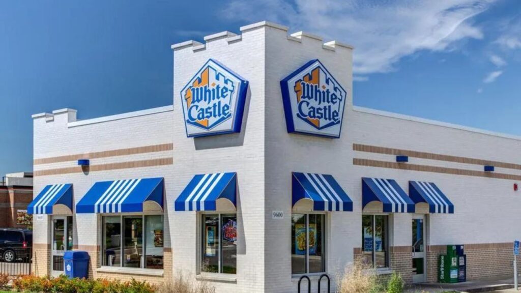 White Castle logo - A legendary burger chain in the US, famous for its sliders